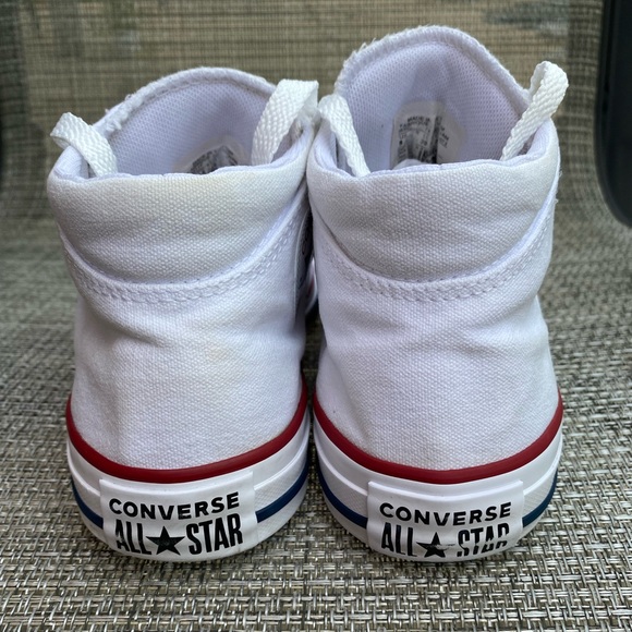 Converse Women's Chuck Taylor High Top White Sneakers Size 8.5 - Picture 9 of 12